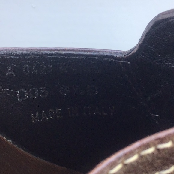 Coach womens shoes- Raina Wooden Leather Clog 8.5 Brown - Picture 5 of 5